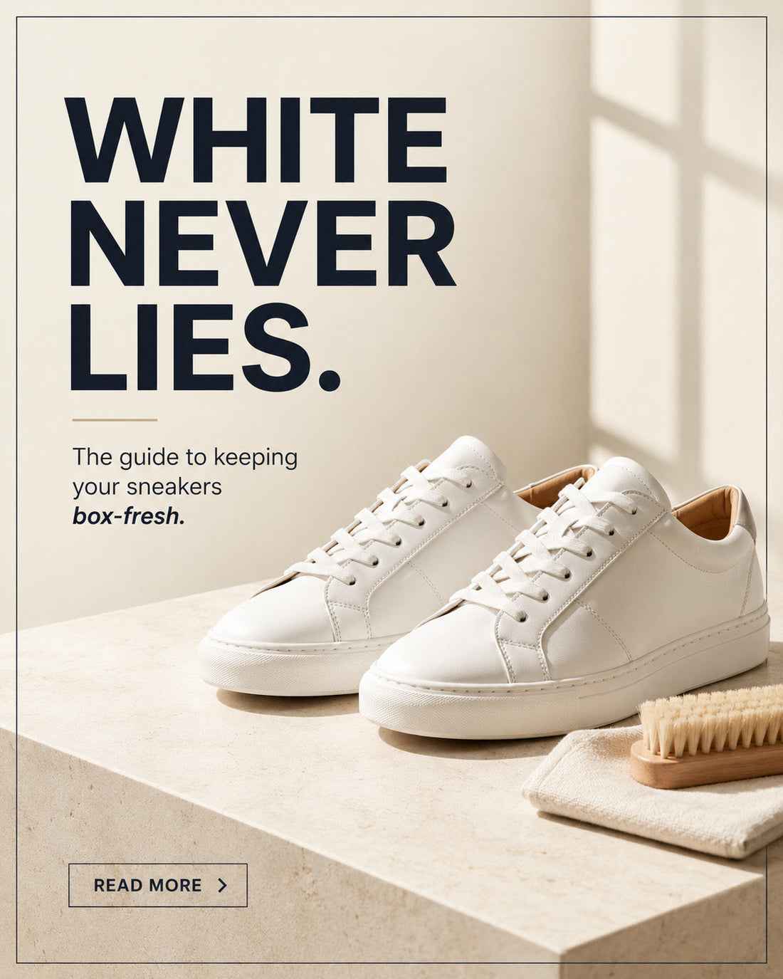 How to Keep White Sneakers Looking Brand New
