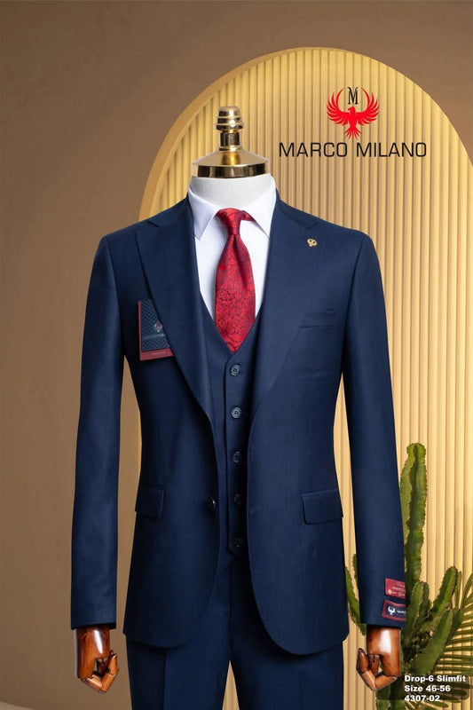 Marco Milano Drop-6 Slim Fit Suit